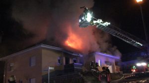 Am 9. Februar brannte dieses Haus in Ayl