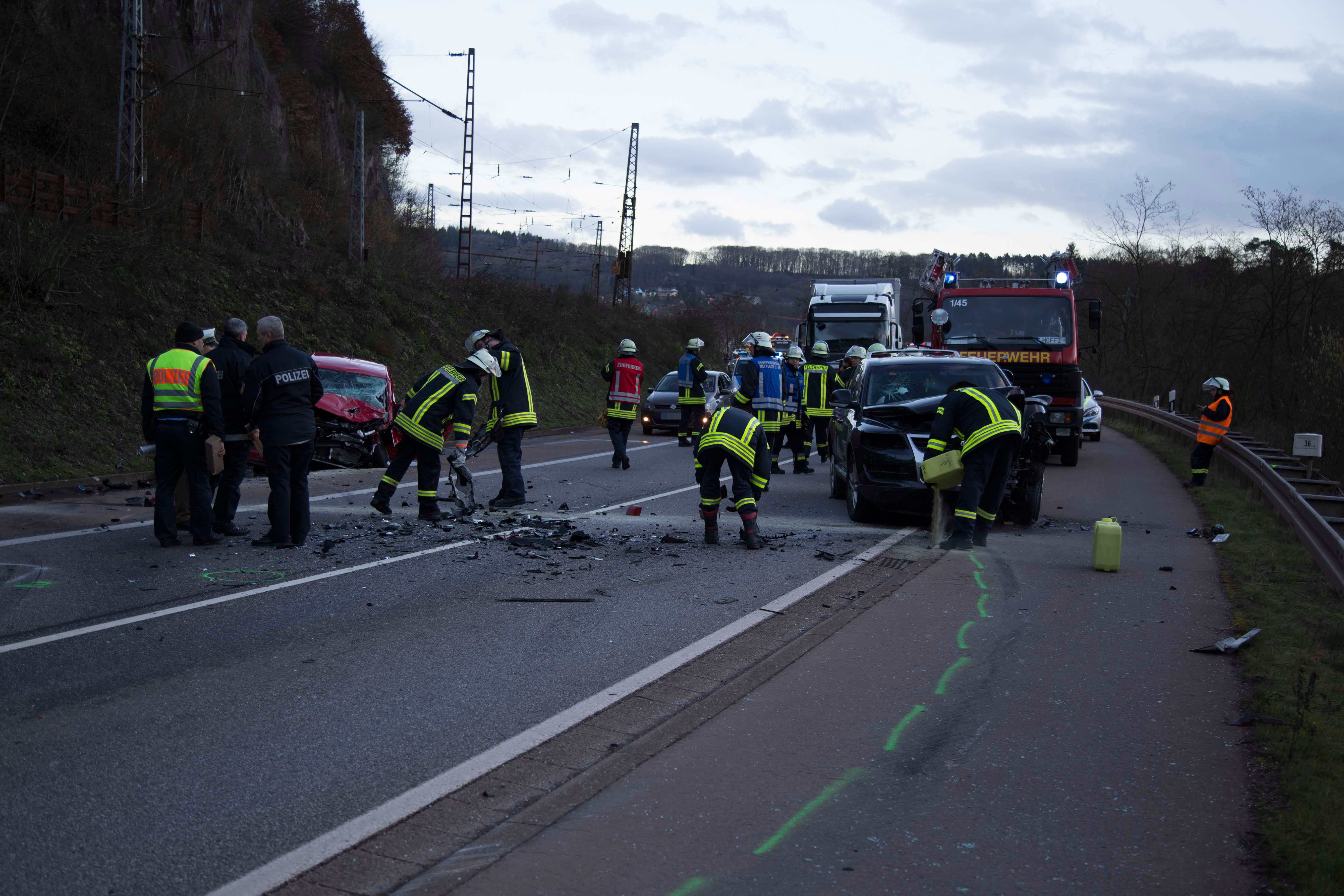 Schwerer Unfall Auf Der B51 - Saar-Mosel-News