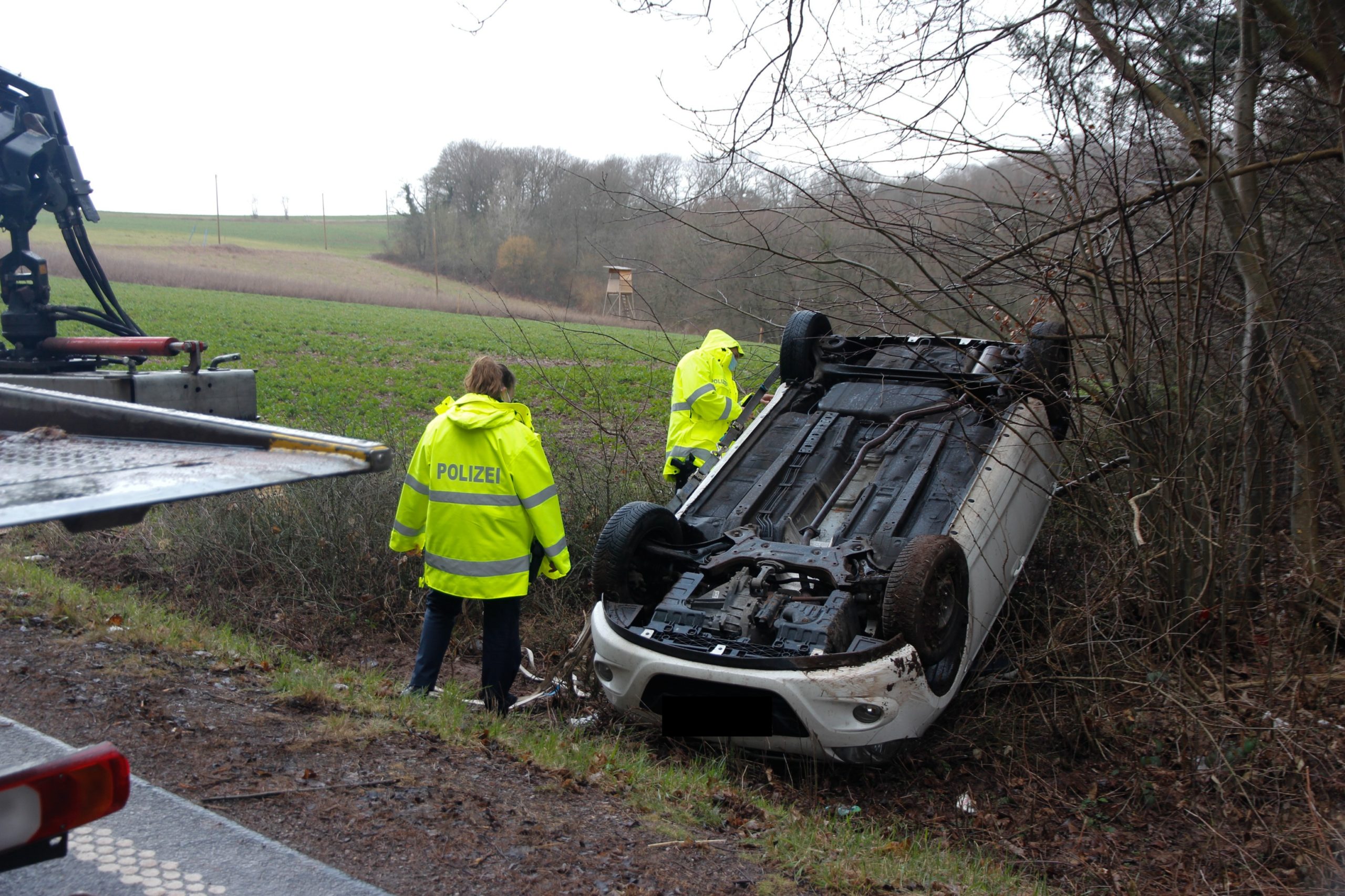 Schwerer Unfall Auf Der B 268 – Abfahrt Niedermennig. - Saar-Mosel-News